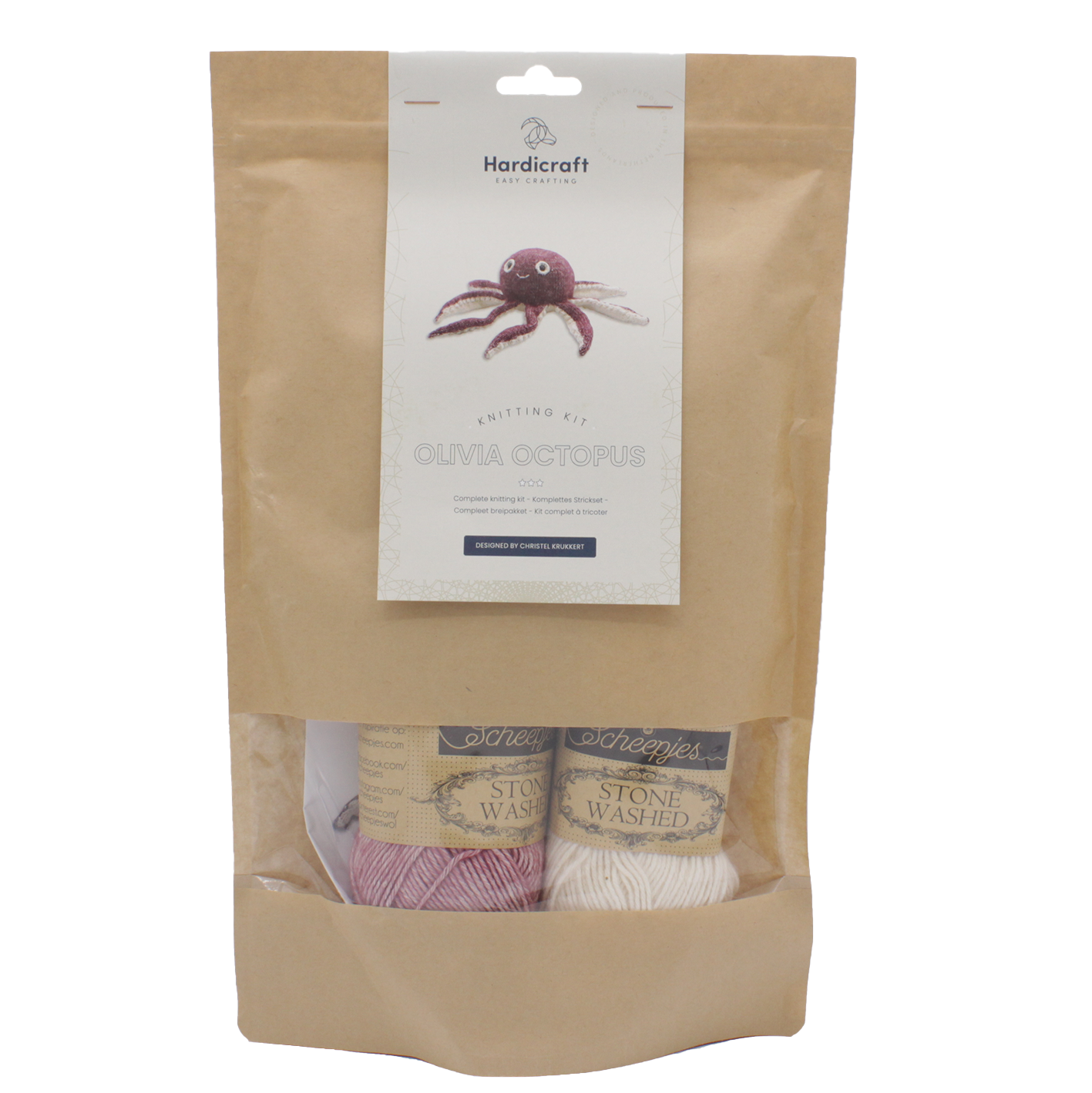 Olivia Octopus Knitting Kit Handicraft