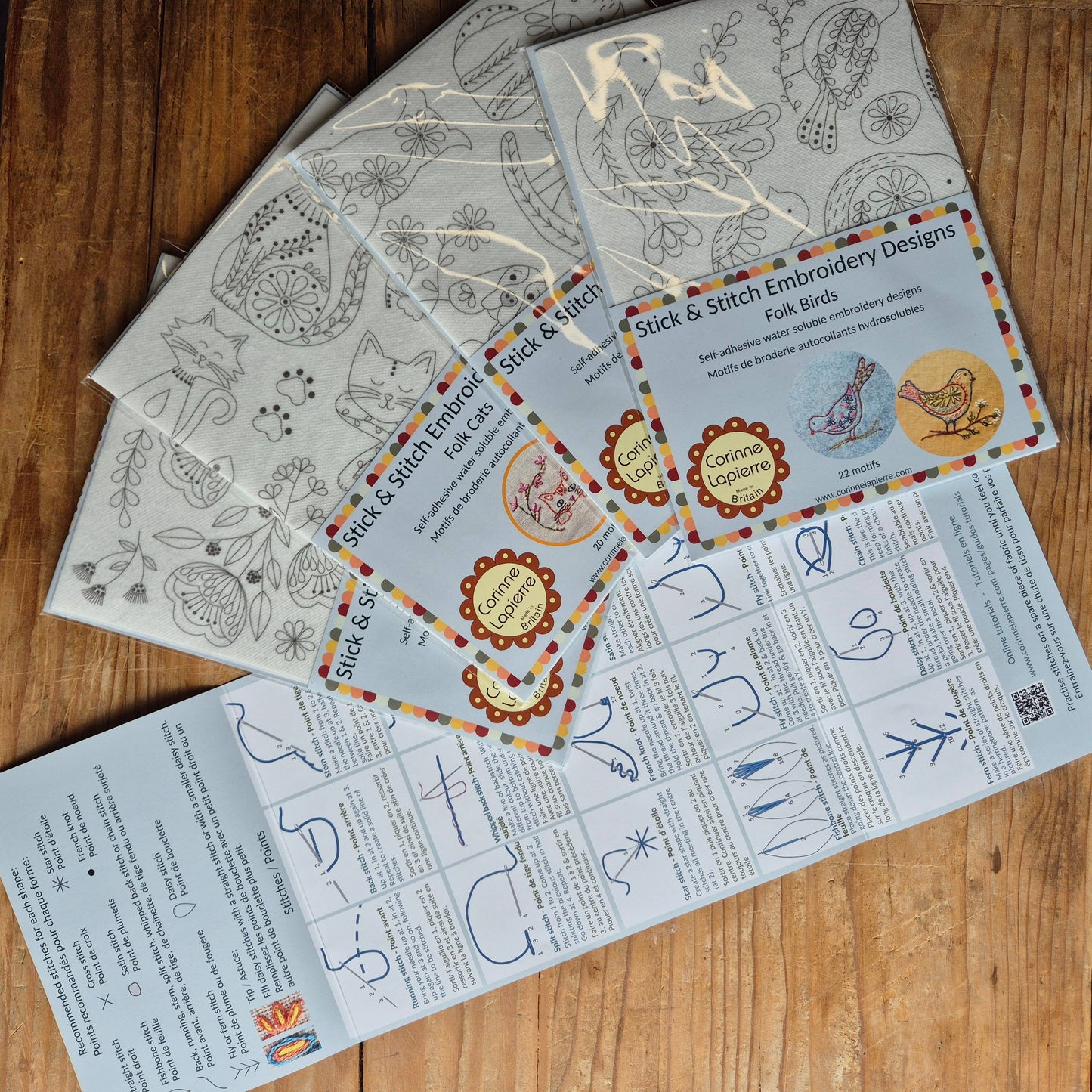 Stick and Stitch Embroidery by Corinne Lapierre