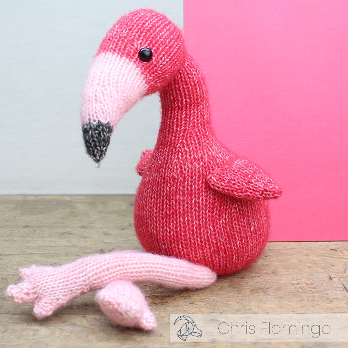 Chris Flamingo Knitting Kit Handicraft