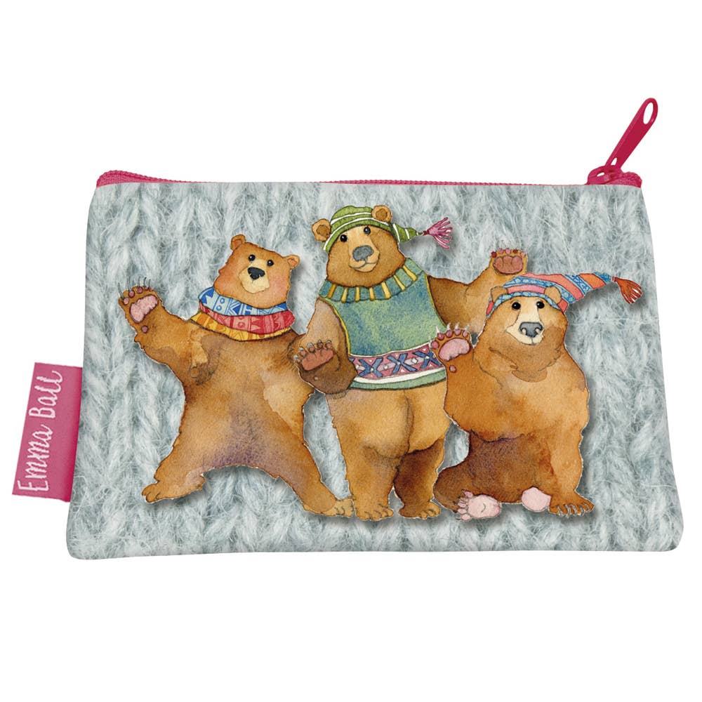 Woolly Bears Purse by Emma Ball