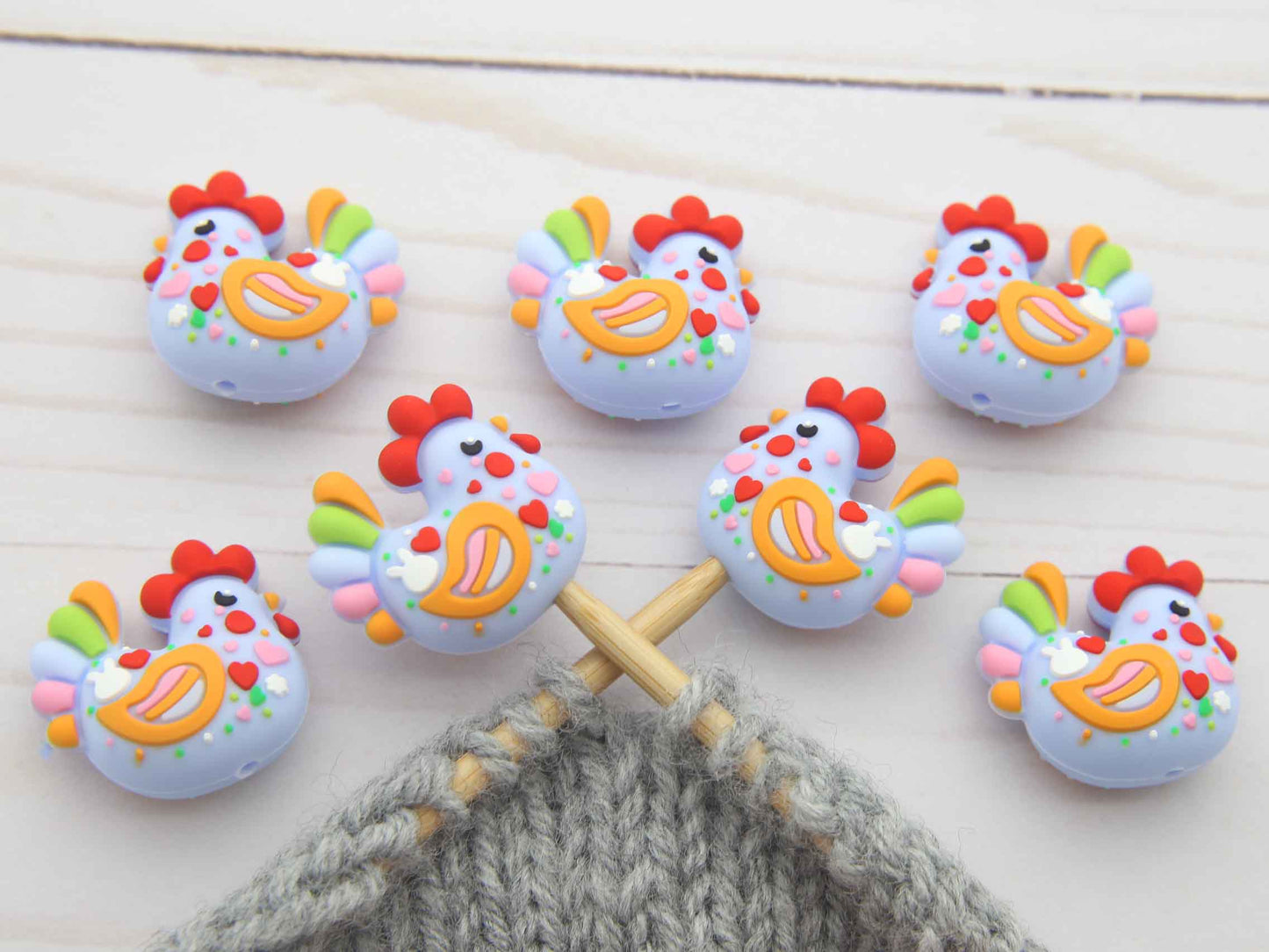 Colorful Chicken | Stitch Stoppers Fox and Pine
