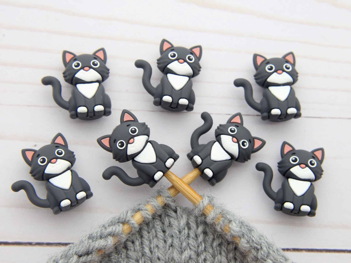 Kitty Cat Stitch Stoppers - Fox and Pine