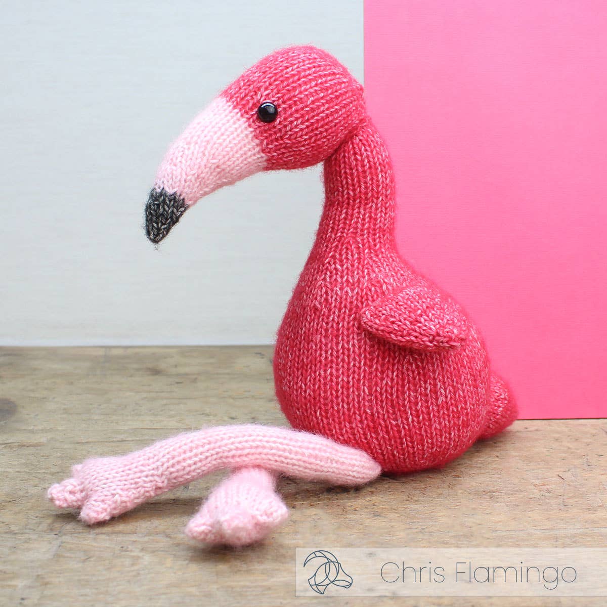 Chris Flamingo Knitting Kit Handicraft