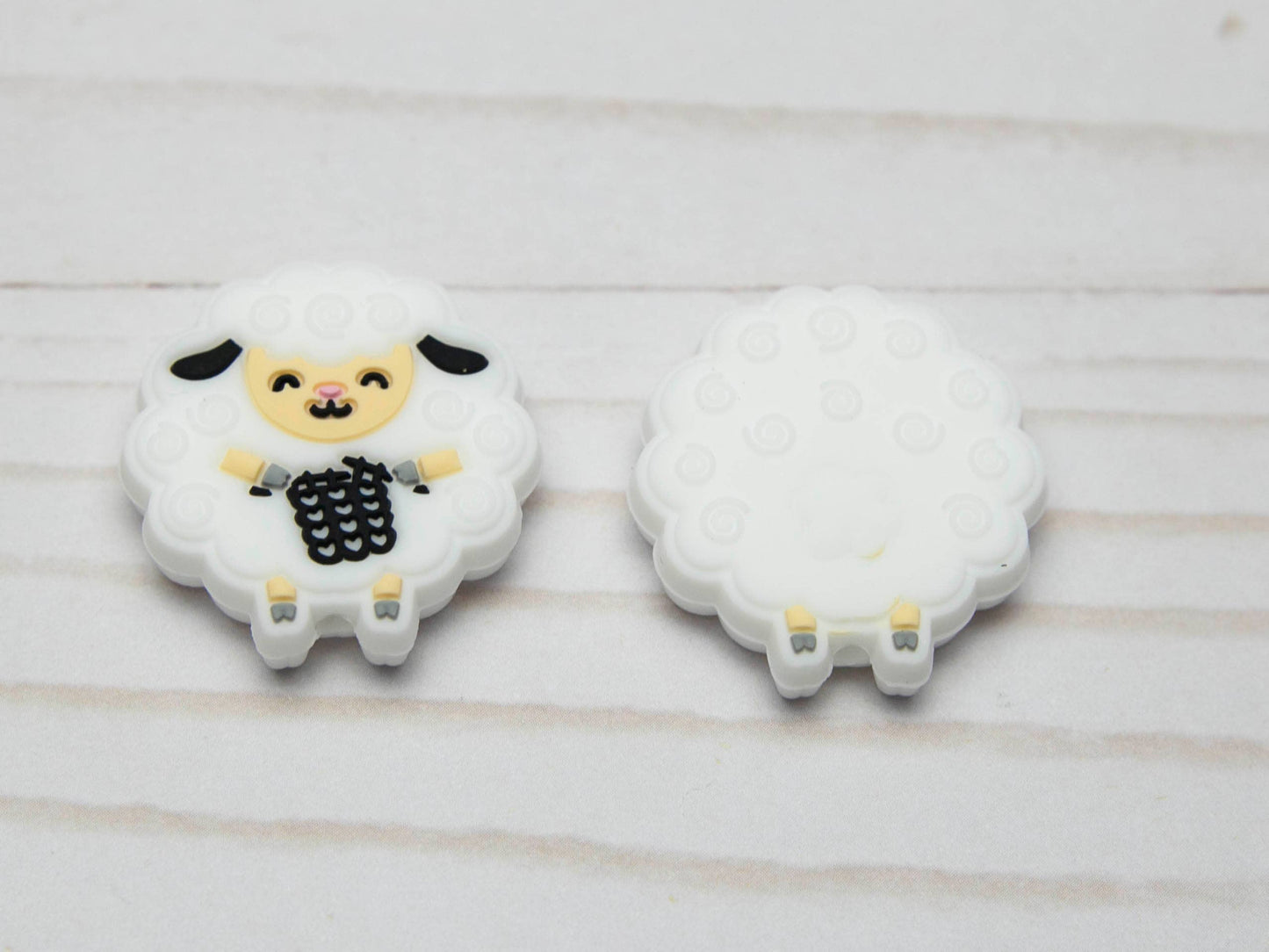 White Knitting Sheep | Stitch Stoppers - Fox and Pine