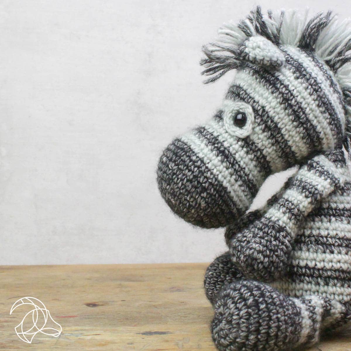 DIY Crochet Kit - Dirk Zebra