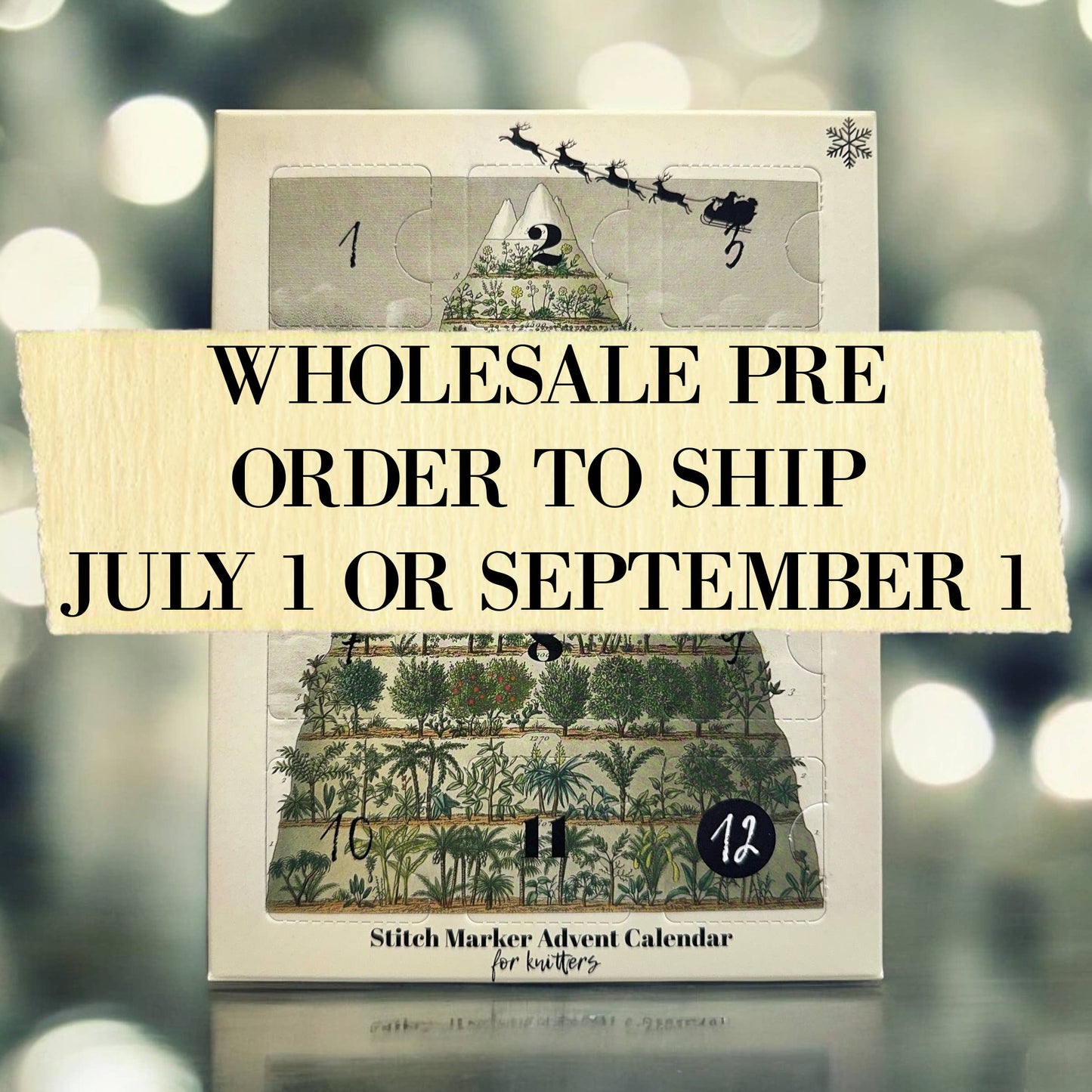 2025 Stitch Marker Advent Calendar by Firefly Notes