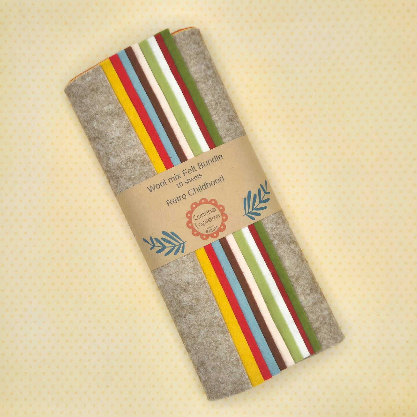 Felt Bundle of 10 Sheets - by Corinne Lapierre