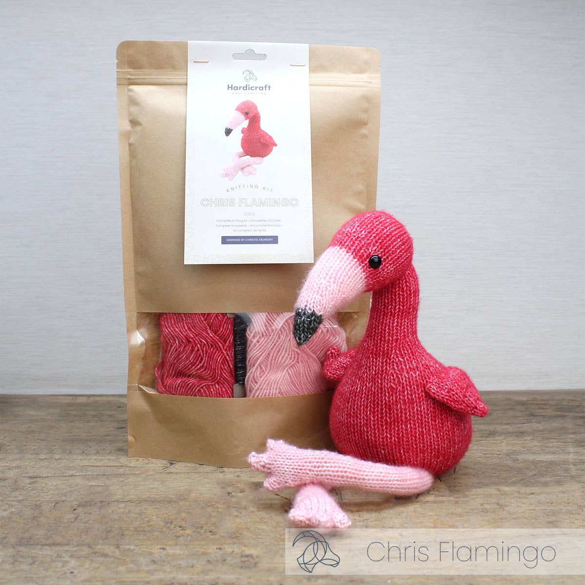 Chris Flamingo Knitting Kit Handicraft