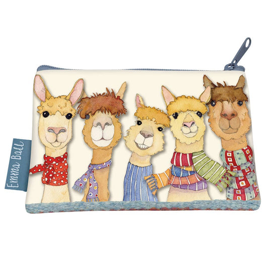 Happy Alpacas Purse by Emma Ball