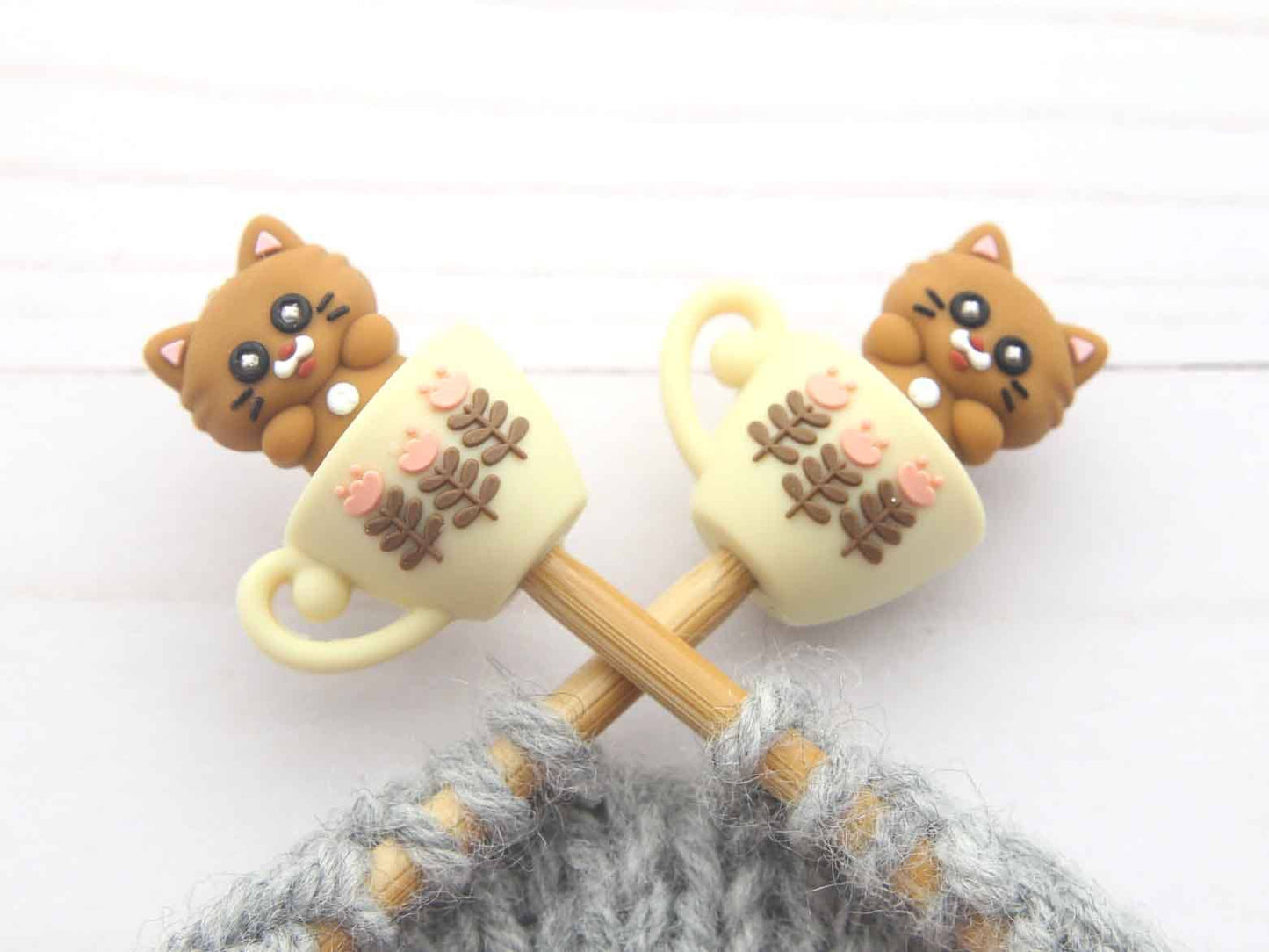 Coffee Cat | Stitch Stoppers