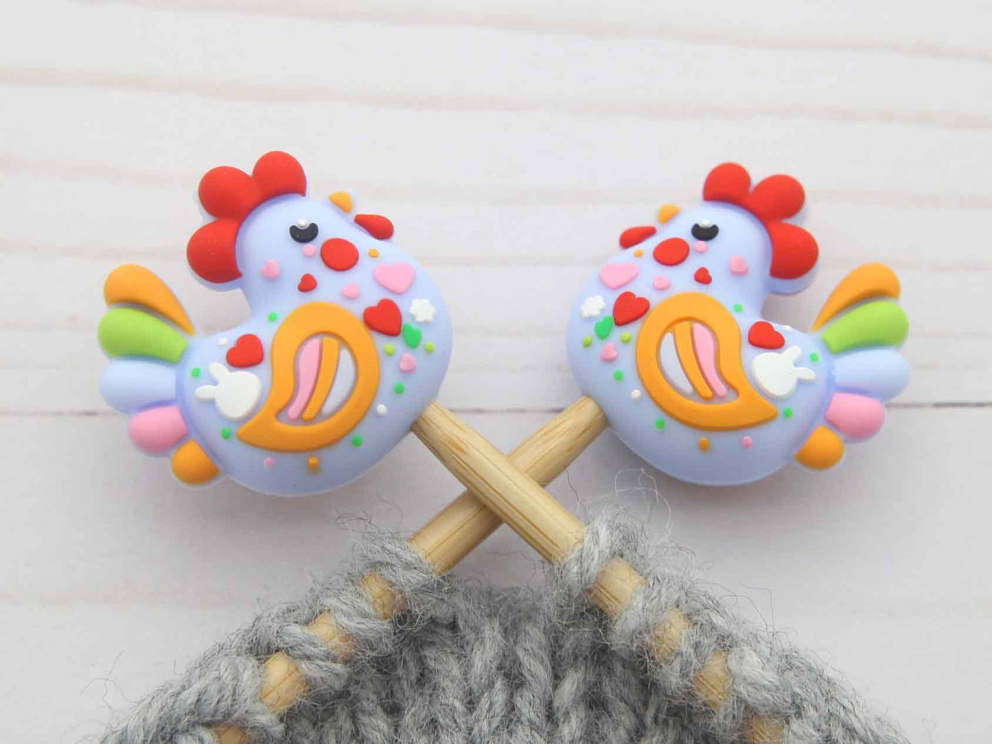 Colorful Chicken | Stitch Stoppers Fox and Pine