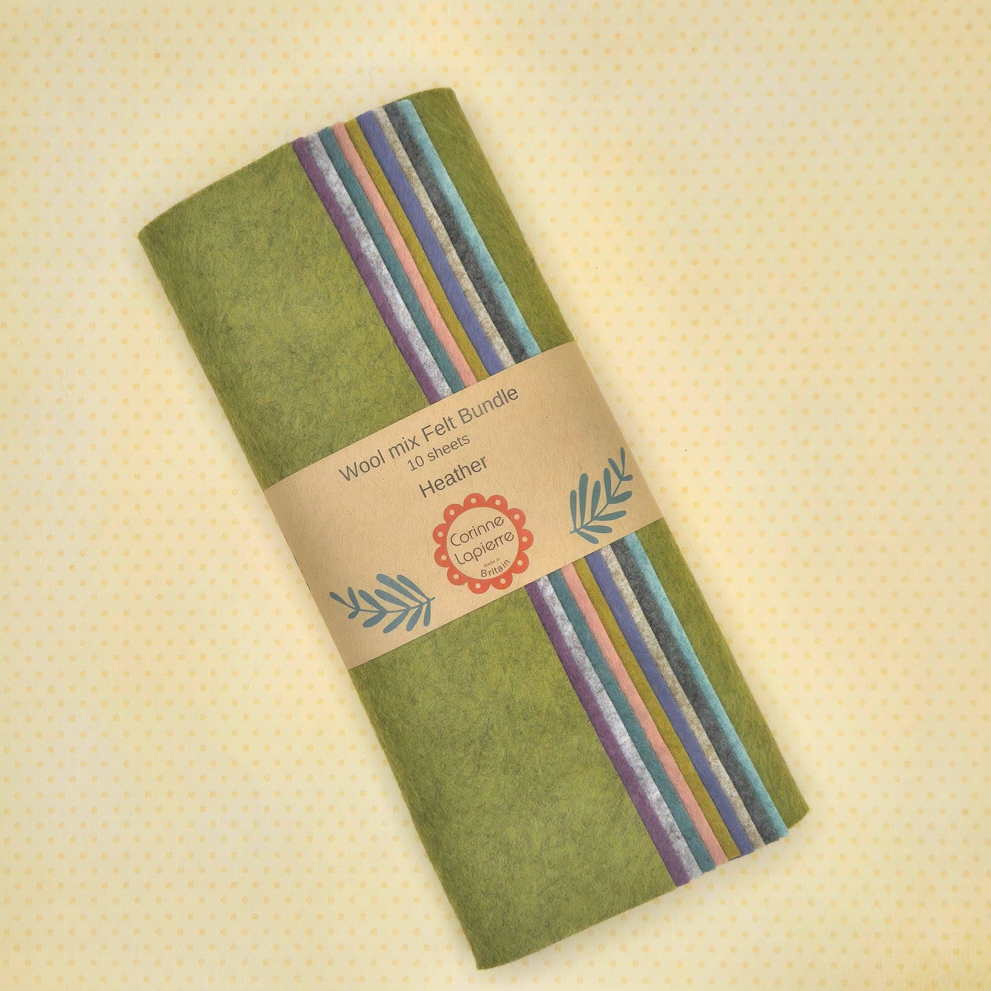 Felt Bundle of 10 Sheets - by Corinne Lapierre