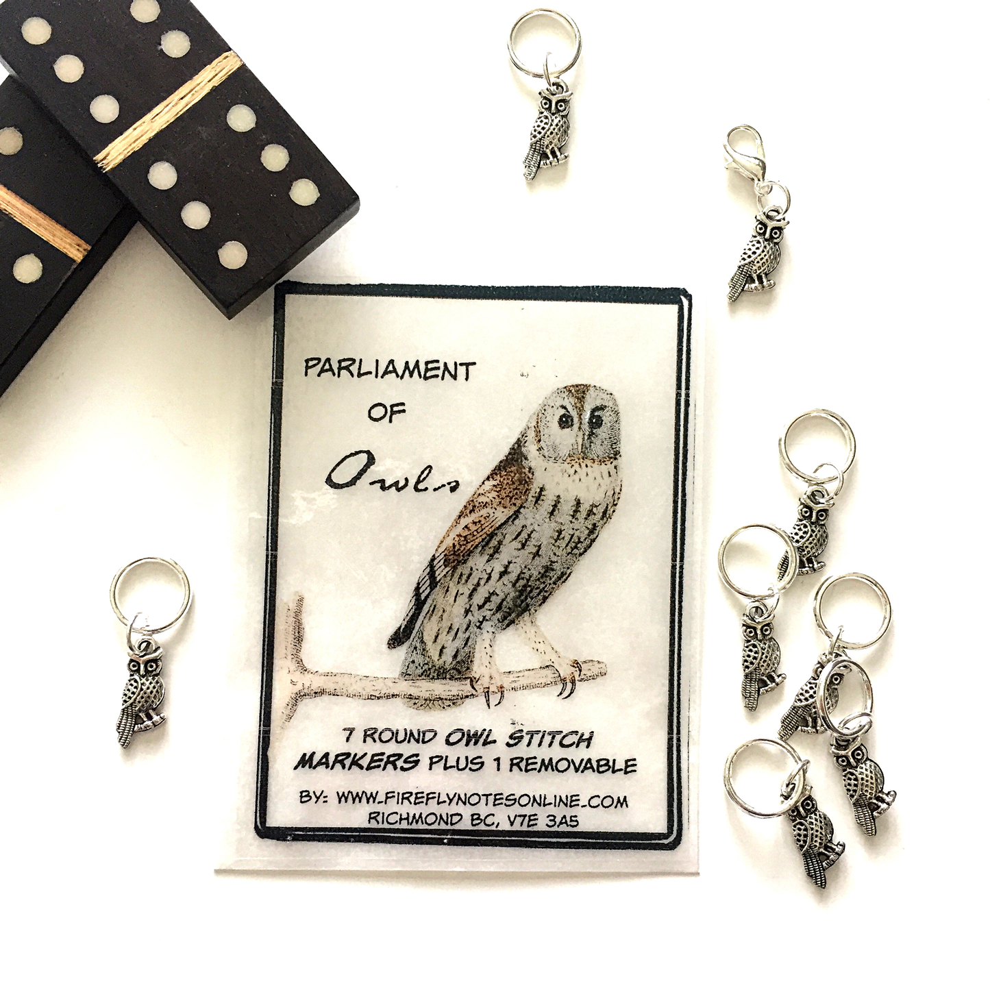 Owl Stitch Marker Packs