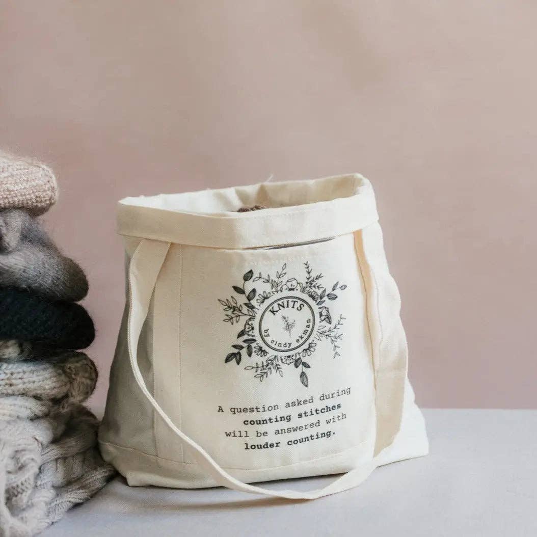 KNITS tote bag