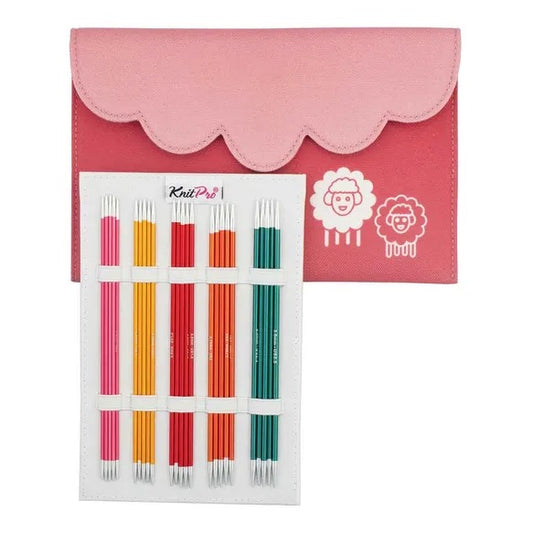 KnitPro Zing Deluxe Double-pointed needle set 15cm