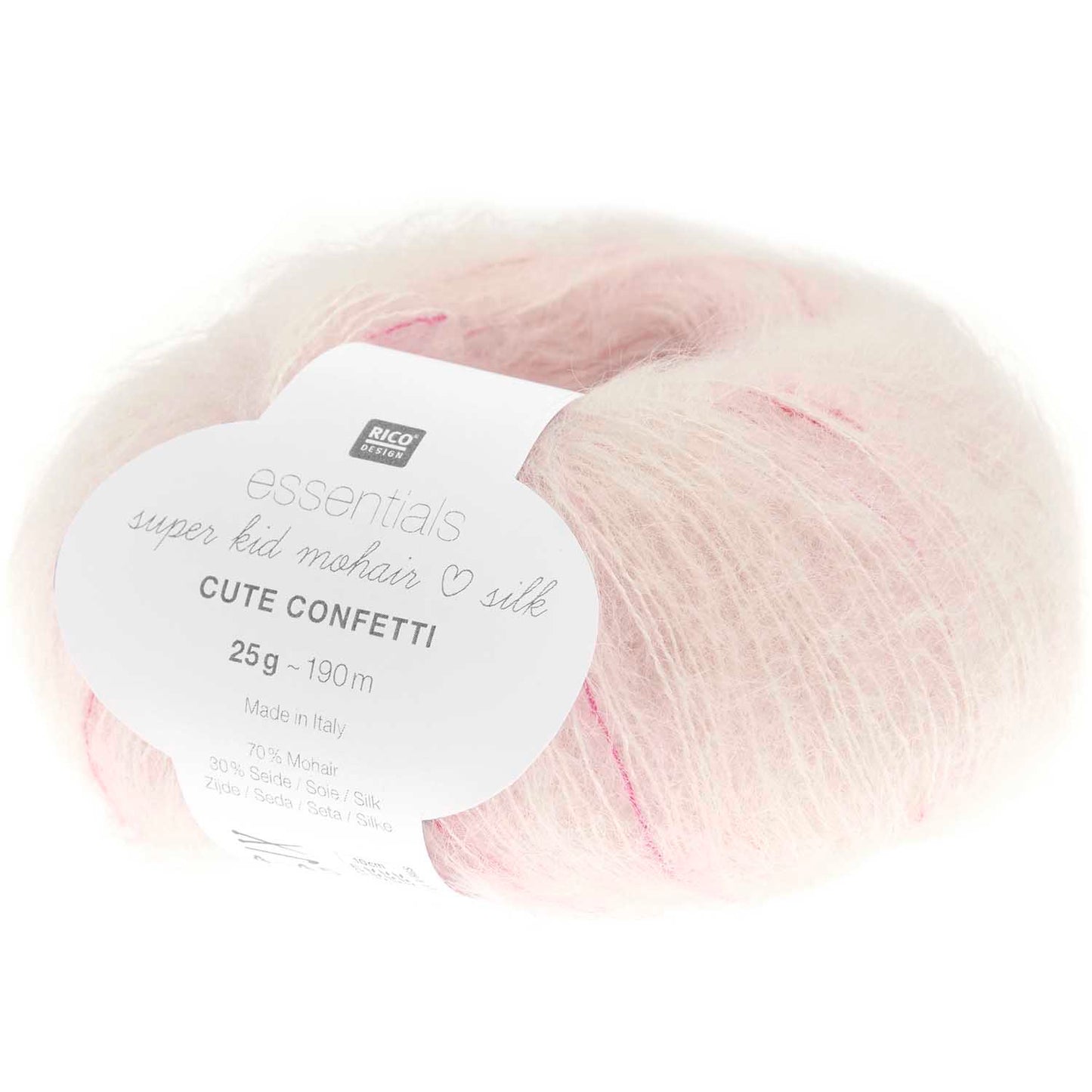 Rico Design Super Kid Mohair Loves Silk Cute Confetti