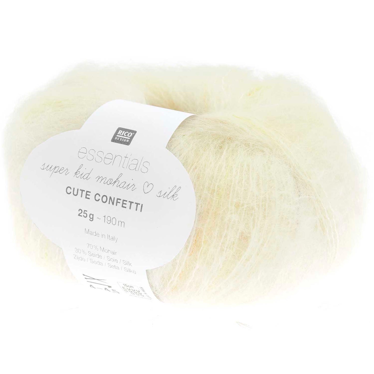 Rico Design Super Kid Mohair Loves Silk Cute Confetti