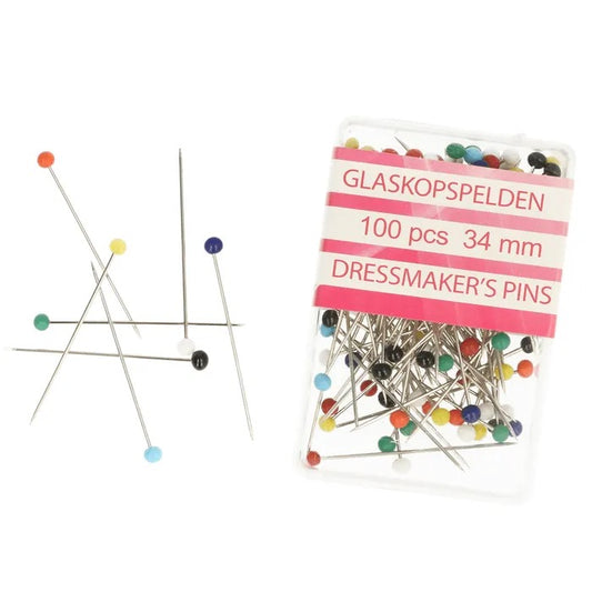 Opry Glass head dressmakers pins