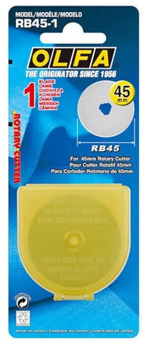 Olfa Rotary Cutter Replacement blad (45mm)