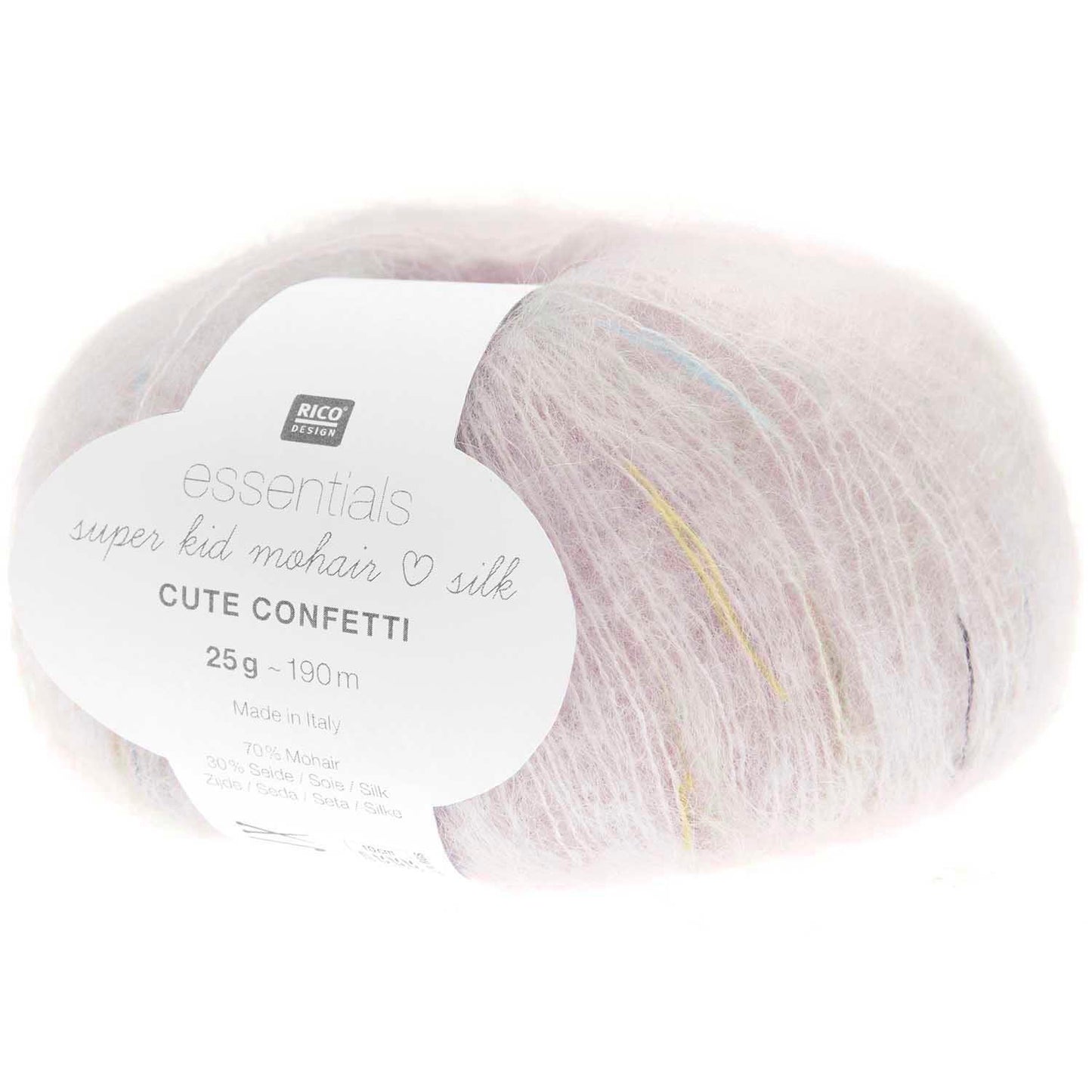 Rico Design Super Kid Mohair Loves Silk Cute Confetti