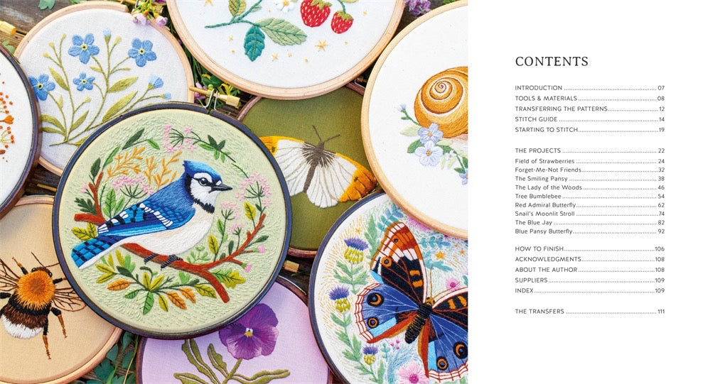 Paint with Thread - In the Garden by Emillie Ferris