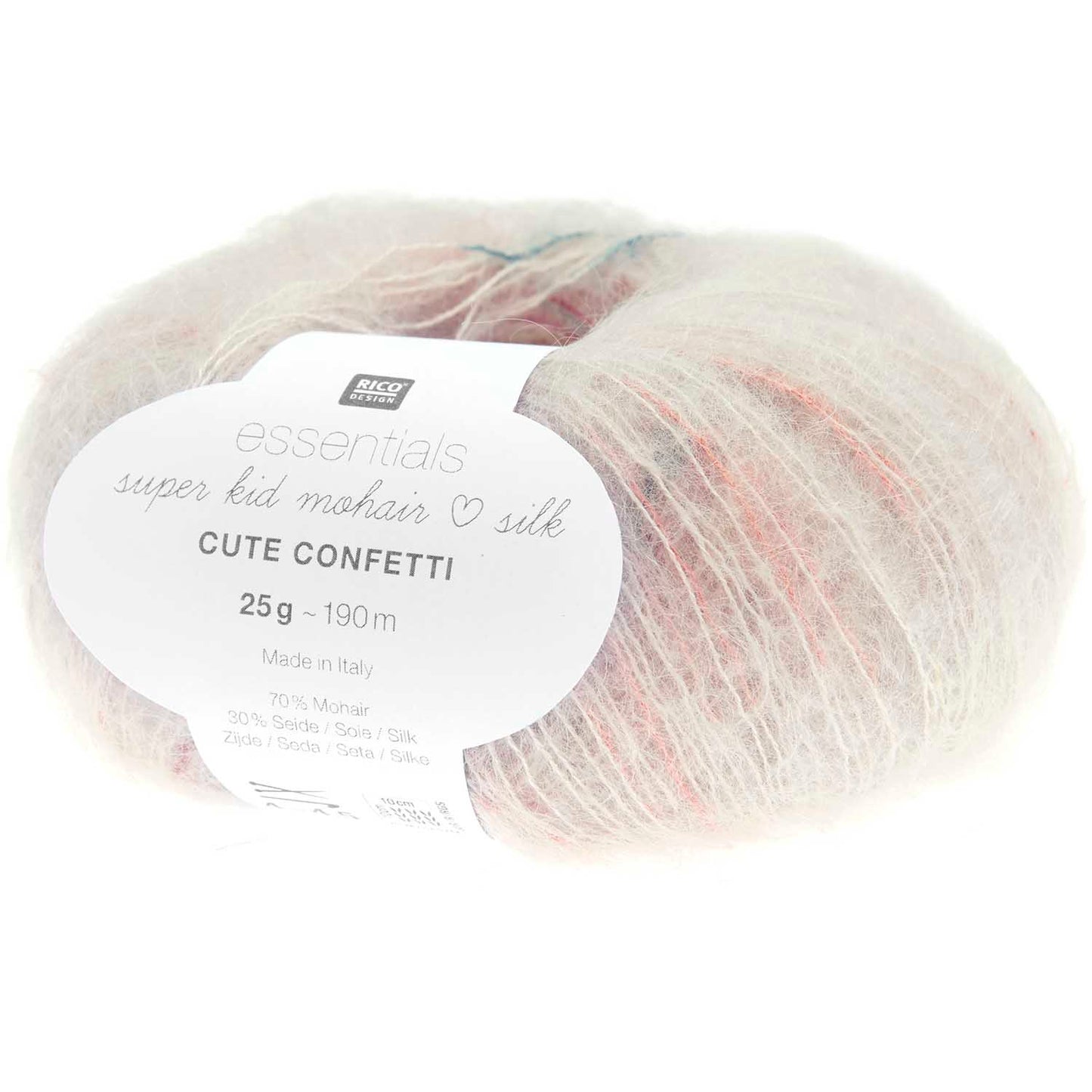 Rico Design Super Kid Mohair Loves Silk Cute Confetti