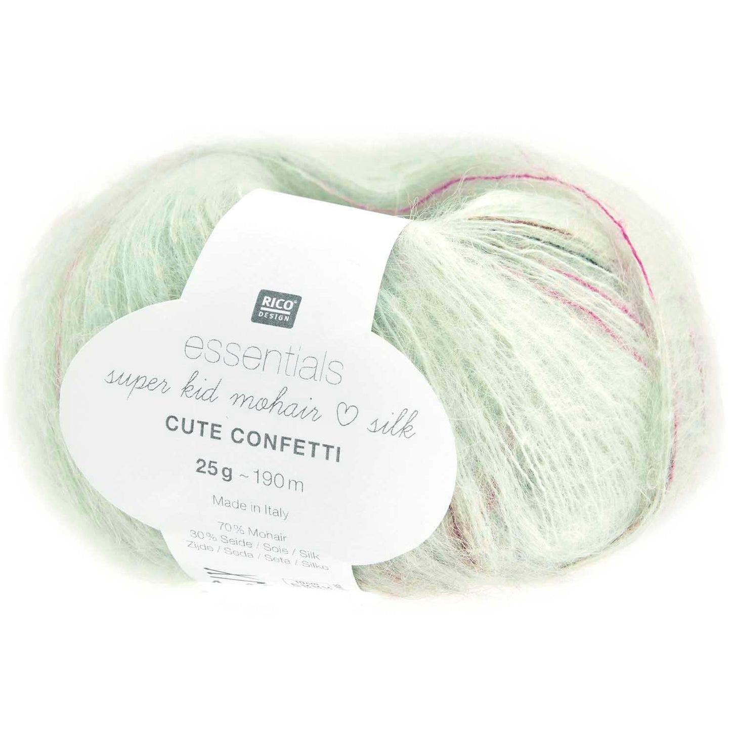 Rico Design Super Kid Mohair Loves Silk Cute Confetti