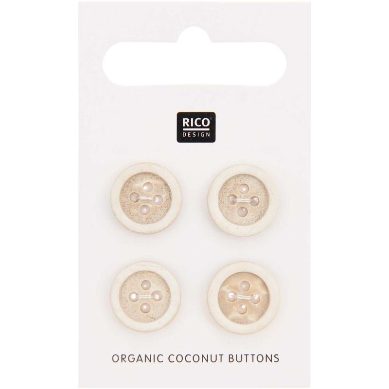 Rico Design Organic Coconut Buttons
