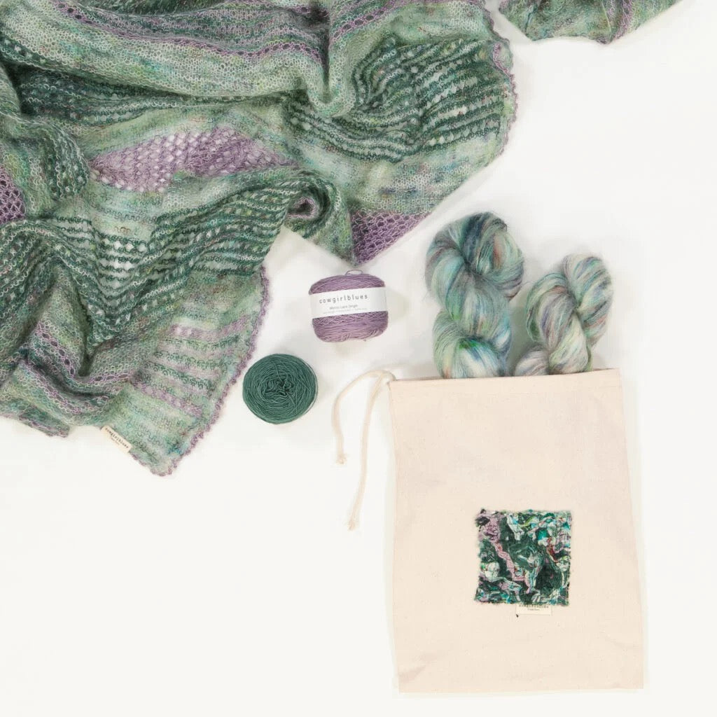 Joys of Spring Shawl Kit by cowgirlblues