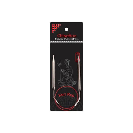 Chiaogoo Red Circular needles 40cm