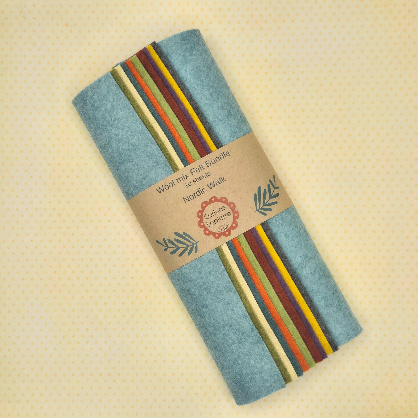 Felt Bundle of 10 Sheets - by Corinne Lapierre
