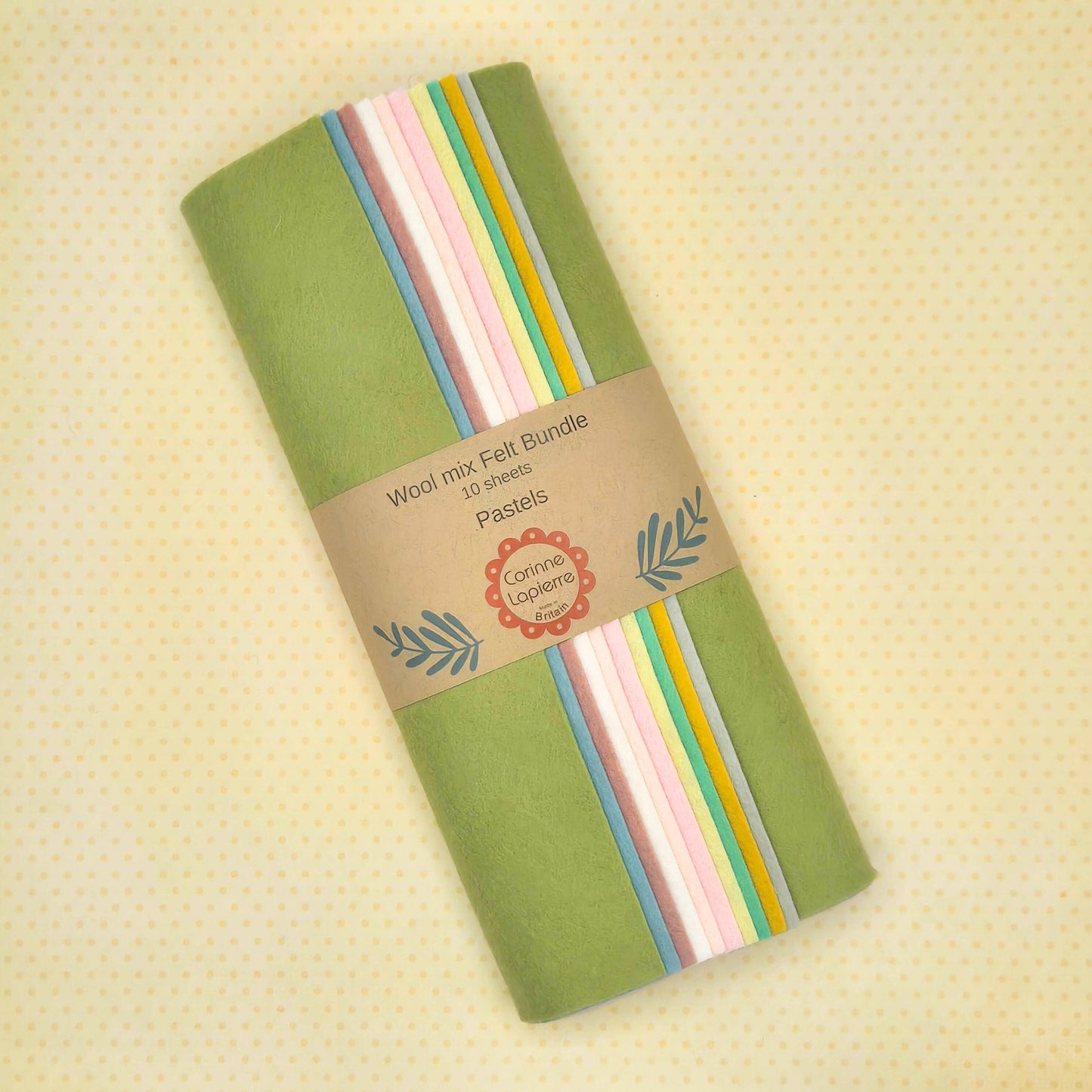 Felt Bundle of 10 Sheets - by Corinne Lapierre