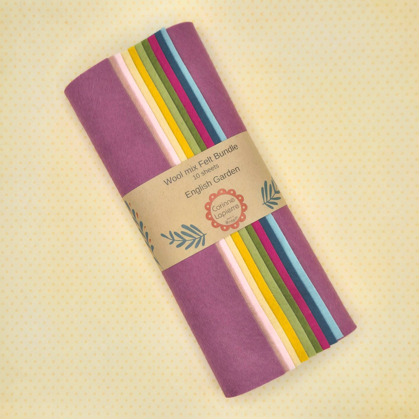 Felt Bundle of 10 Sheets - by Corinne Lapierre