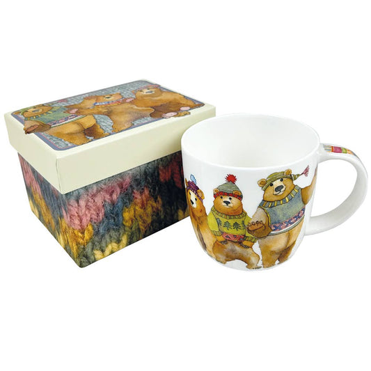 Woolly Bears, Boxed Mug by Emma Ball