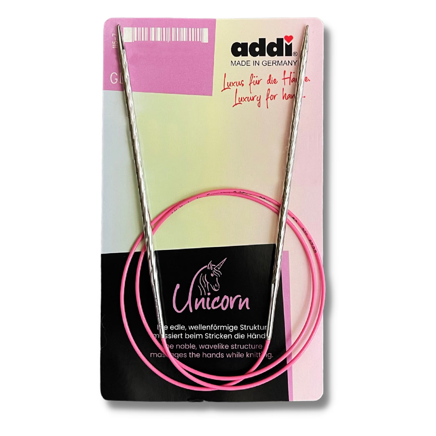 Addi Unicorn circular knitting needles 100cm