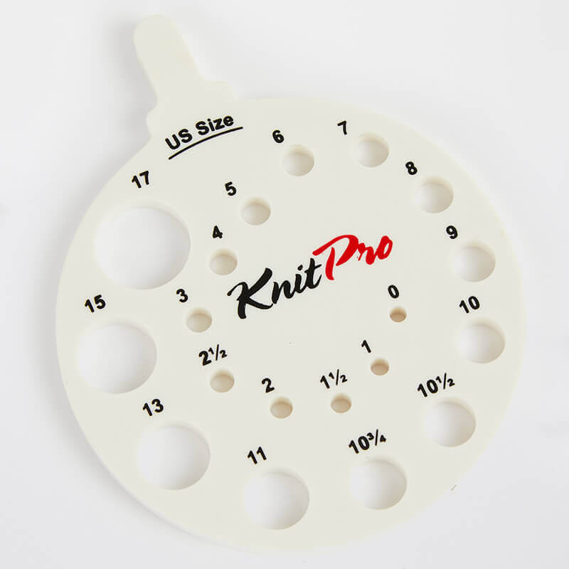 KnitPro Needle View Sizer Round