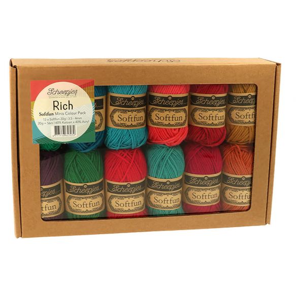 Scheepjes Softfun Rich Colour Pack