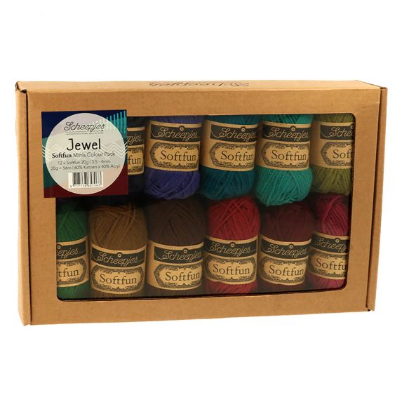 Scheepjes Softfun Jewel Colour Pack